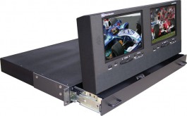 dx-702al dual 7 inch in 1u drawer