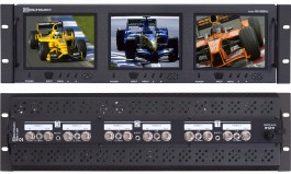 RX-563AL : 2 Composite Video Inputs with passive Loop-outputs and 1 Analog Audio per screen