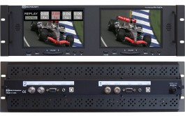 RX-702TA : 2 Composite Video inputs, 1 VGA input and 1 Analog Audio input with USB Touchscreen