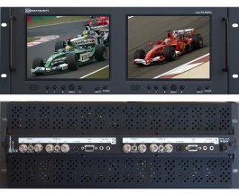RX-802ALS : 2 Composite Video with loop outputs, 1 S-Video, 1 VGA, and 1 Analog Audio with loop output per screen