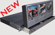 Triple 5.6" LCD in 1U Drawer