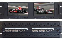 RX-702AL : 2 Composite Video inputs with passive loop out, 1 VGA input and 1 Analog Audio input per screen