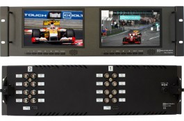 RX-702HD : 1 HD-SDI Input with loop out, 1 HDMI, 1 Composite, 1 Y Pr Pb, with de-embedded audio