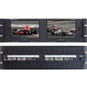 RX-702AL : 2 Composite Video inputs with passive loop out, 1 VGA input and 1 Analog Audio input per screen